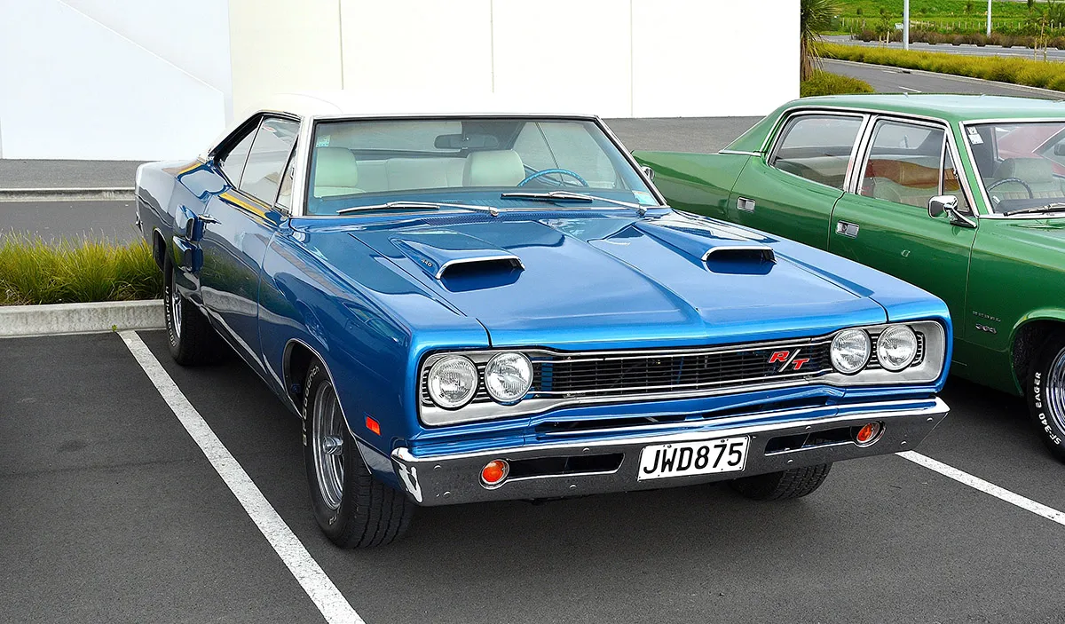 Формат: 1969 Dodge Coronet R/T, автор GPS 56, 2017, источник: Wikimedia Commons, лицензия CC-BY-2.0, изменен размер, конвертировано в WebP
