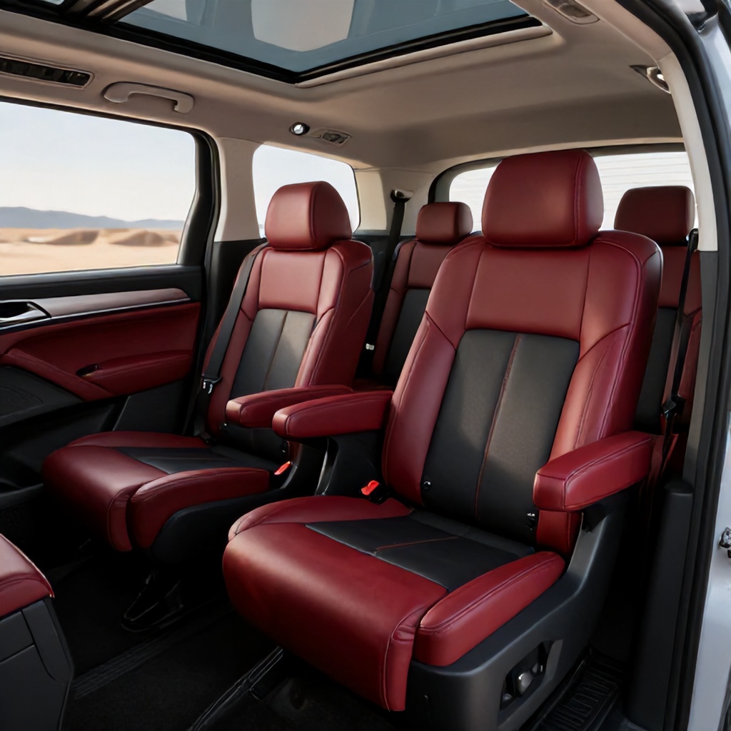Nissan Pathfinder 2027 (Special Edition). Салон. Источник: изображение сгенерировано ИИ (Flux.2 Pro) для agazel.ru. Лицензия: CC BY-SA 4.0.